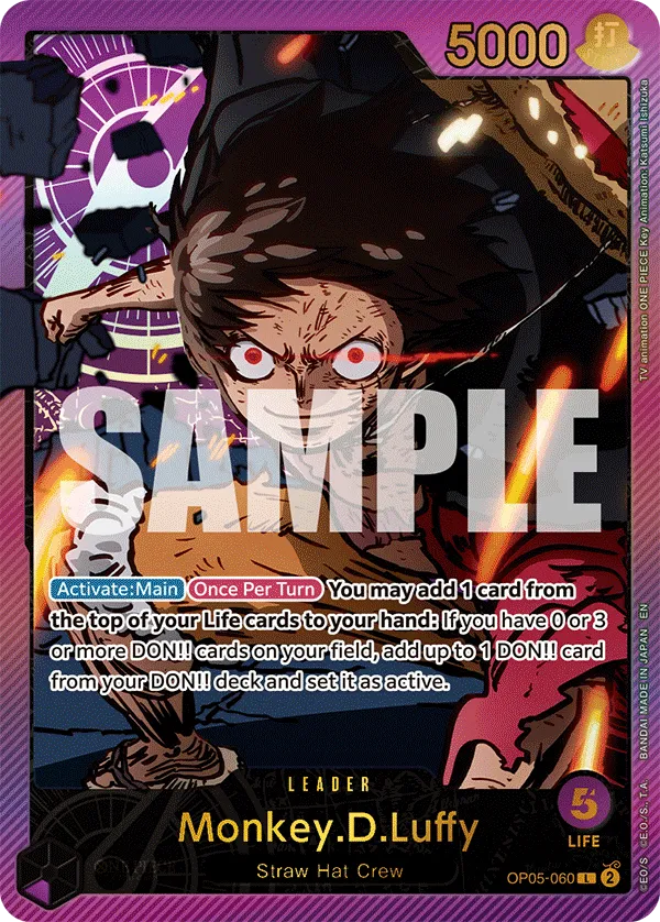 Monkey.D.Luffy (SPR) · Awakening of the New Era OP05-060/249