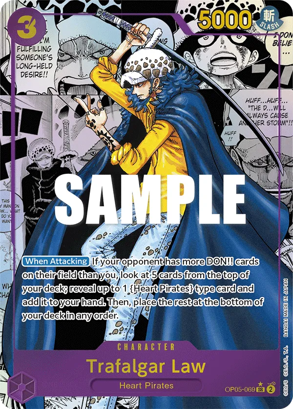 Trafalgar Law (069) (Alternate Art) (Manga) · Awakening of the New Era OP05-069/249