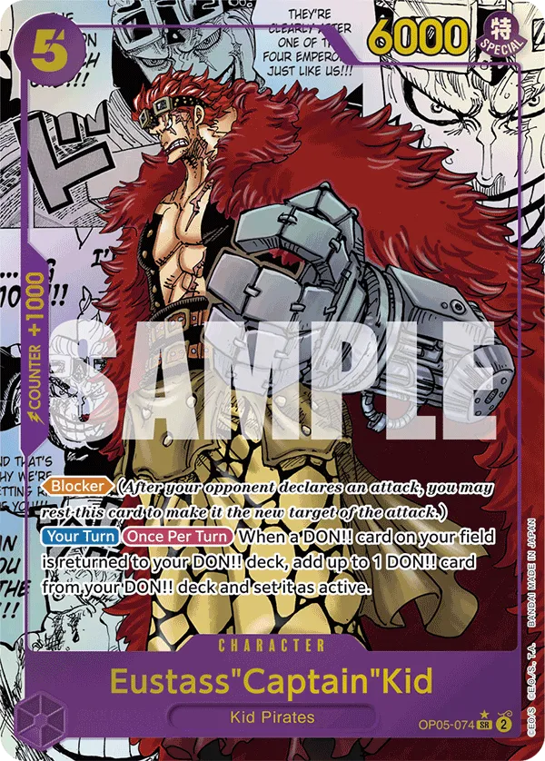 Eustass"Captain"Kid (OP05-074) (Manga) · Awakening of the New Era OP05-074/249