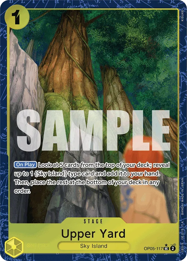 Upper Yard (Alternate Art) · Awakening of the New Era OP05-117/249