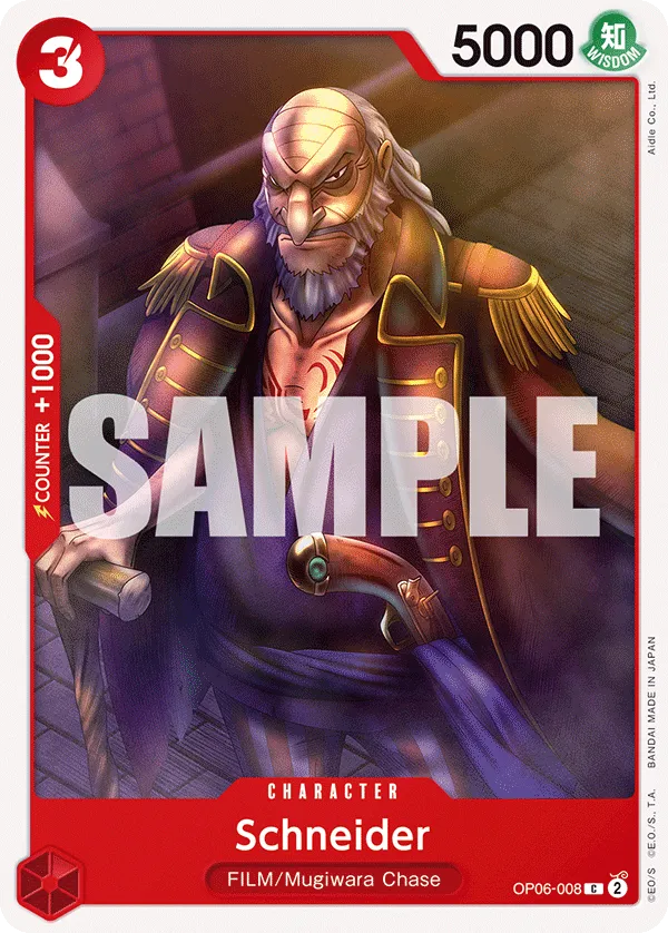 Schneider · Wings of the Captain OP06-008/249