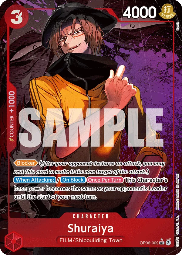 Shuraiya (Alternate Art) · Wings of the Captain OP06-009/249
