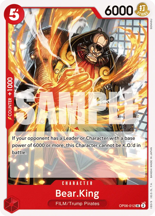 Bear.King · Wings of the Captain OP06-012/249