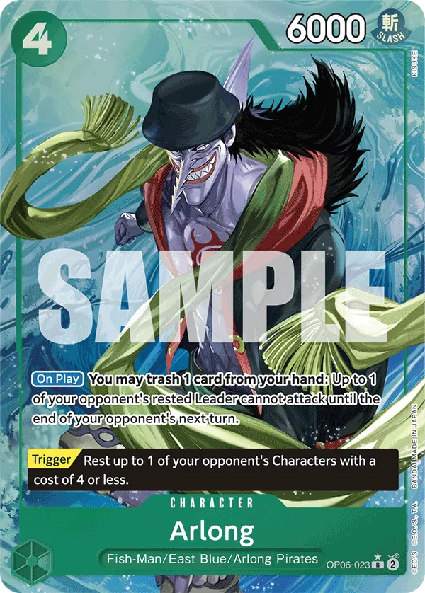 Arlong (Alternate Art) · Wings of the Captain OP06-023/249