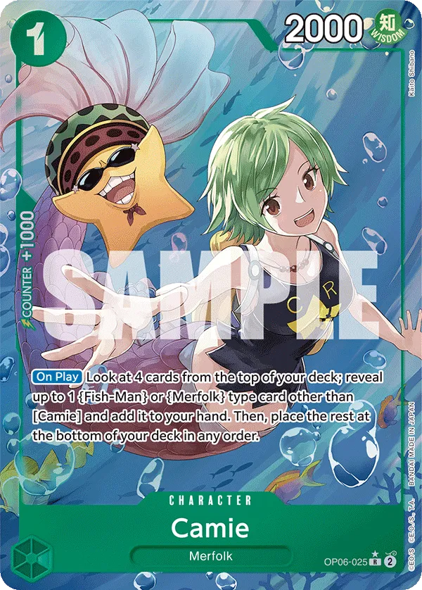 Camie (Alternate Art) · Wings of the Captain OP06-025/249