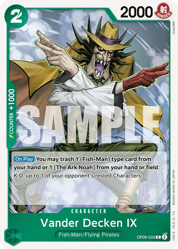 Vander Decken IX · Wings of the Captain OP06-033/249