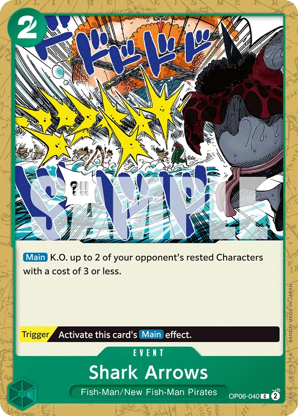 Shark Arrows · Wings of the Captain OP06-040/249