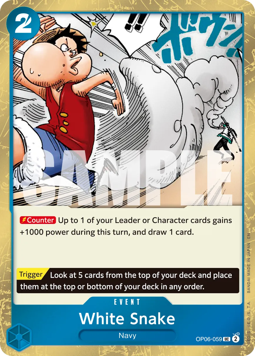 White Snake (Pirate Foil) · Wings of the Captain OP06-059/249
