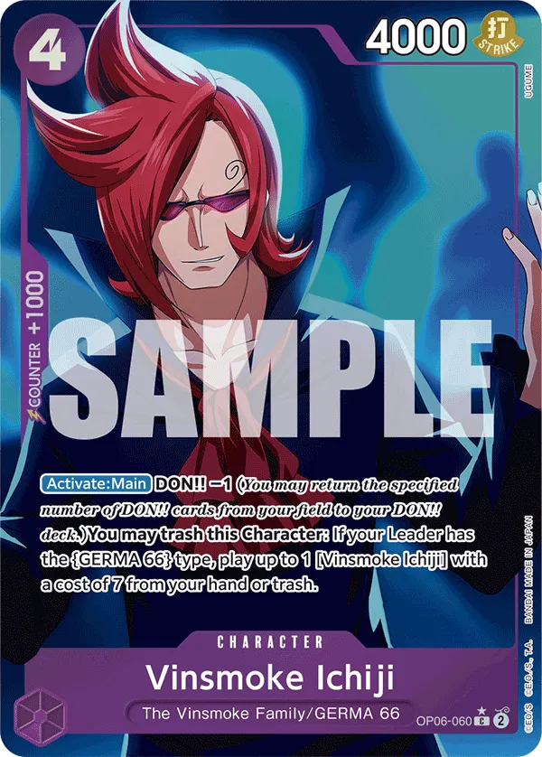 Vinsmoke Ichiji (OP06-060) (Full Art) · Wings of the Captain OP06-060/249