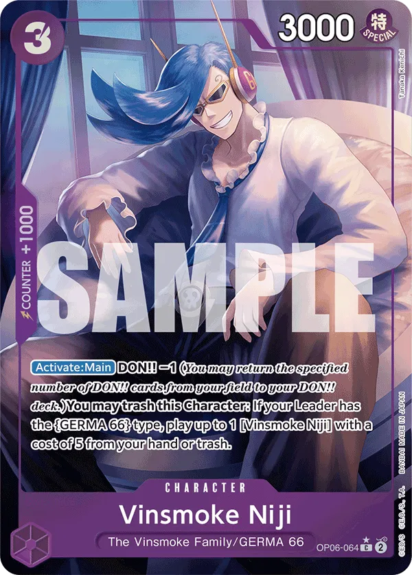 Vinsmoke Niji (OP06-064) (Full Art) · Wings of the Captain OP06-064/249