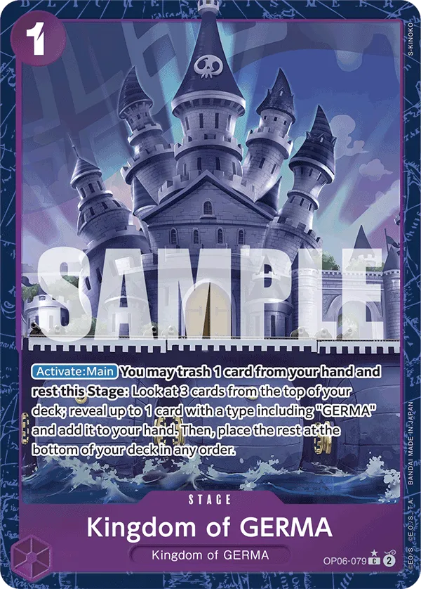 Kingdom of GERMA (Alternate Art) · Wings of the Captain OP06-079/249