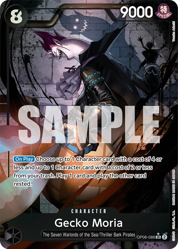 Gecko Moria (086) (Alternate Art) · Wings of the Captain OP06-086/249