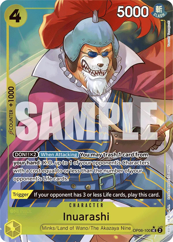 Inuarashi (Full Art) · Wings of the Captain OP06-100/249