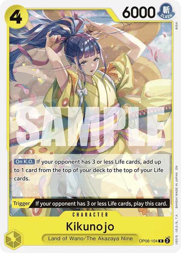 Kikunojo (Reprint) · Wings of the Captain OP06-104/249