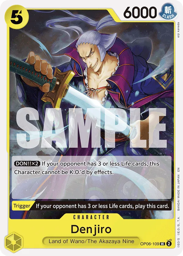 Denjiro (Reprint) · Wings of the Captain OP06-109/249