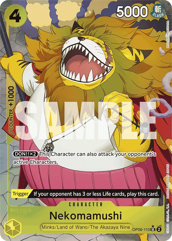 Nekomamushi (Full Art) · Wings of the Captain OP06-110/249