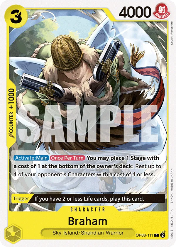 Braham · Wings of the Captain OP06-111/249
