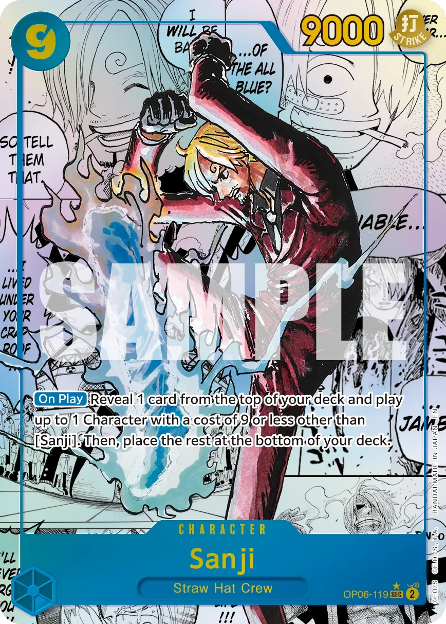 Sanji - OP06-119 (Manga) · Wings of the Captain OP06-119/249