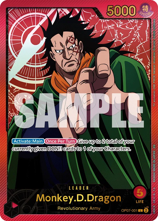 Monkey.D.Dragon (SPR) · 500 Years in the Future OP07-001/193