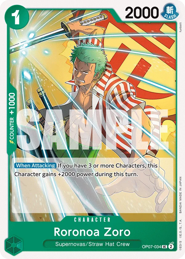 Roronoa Zoro · 500 Years in the Future OP07-034/193