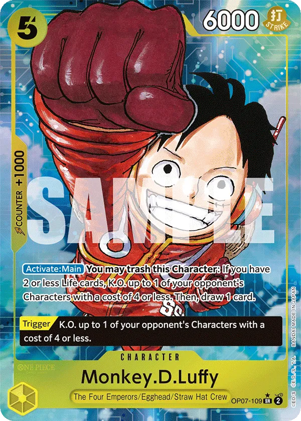 Monkey.D.Luffy (109) (Parallel) · 500 Years in the Future OP07-109/193