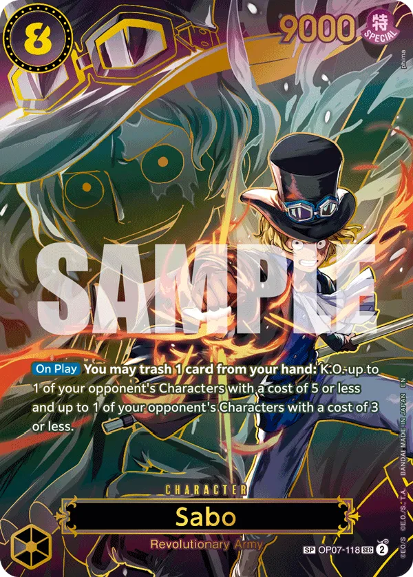 Sabo - OP07-118 (SP) · 500 Years in the Future OP07-118/193