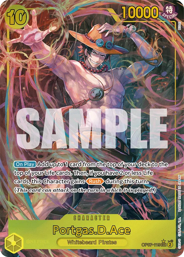 Portgas.D.Ace (119) (Parallel) · 500 Years in the Future OP07-119/193