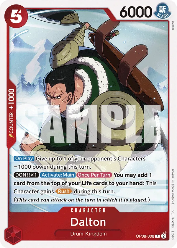 Dalton · Two Legends OP08-008/163