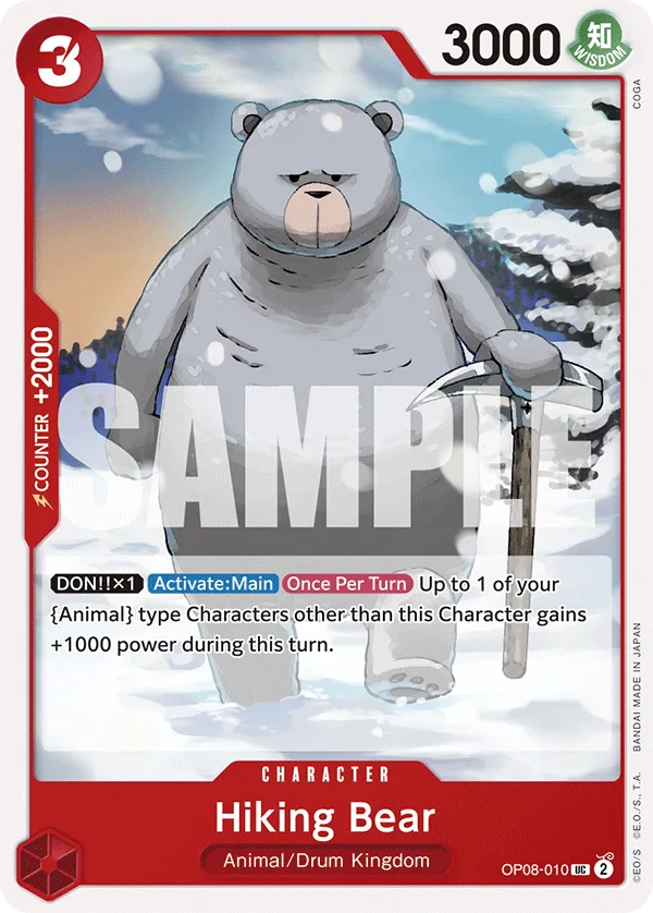 Hiking Bear · Two Legends OP08-010/163