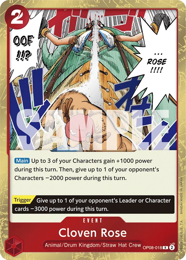 Cloven Rose · Two Legends OP08-018/163