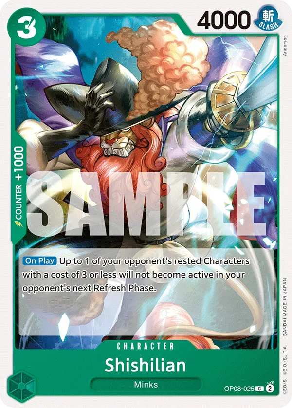 Shishilian · Two Legends OP08-025/163