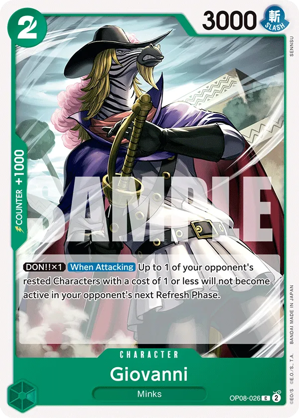 Giovanni · Two Legends OP08-026/163