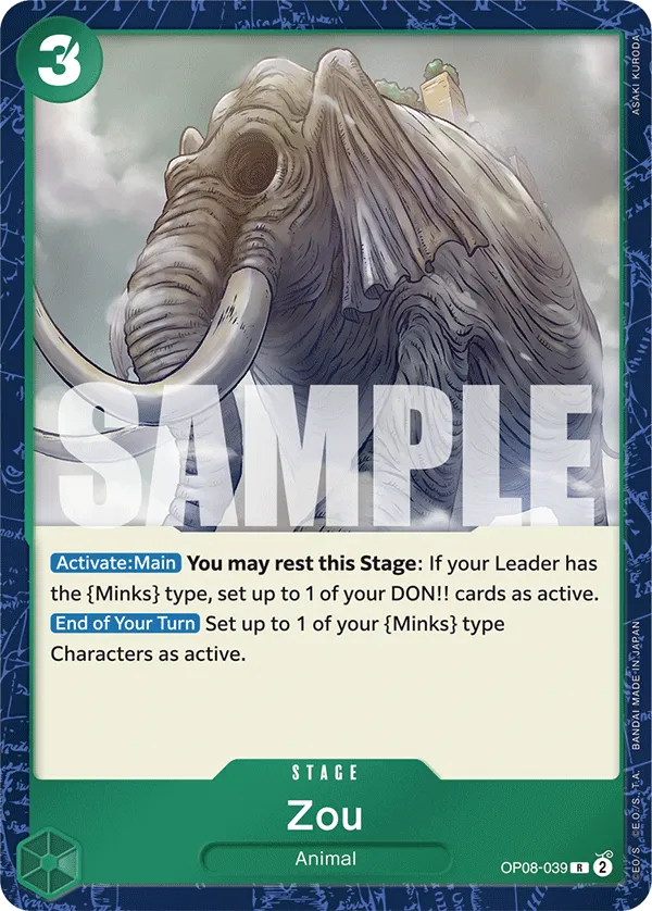 Zou · Two Legends OP08-039/163