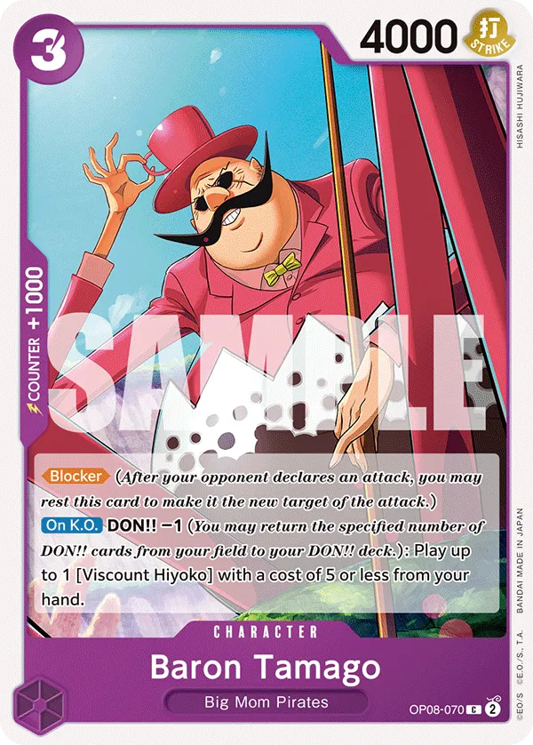 Baron Tamago · Two Legends OP08-070/163