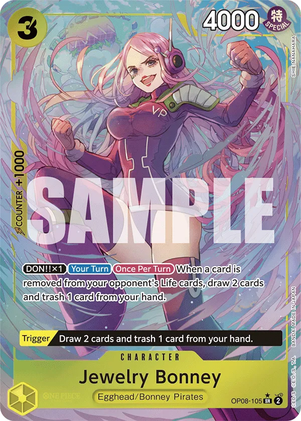Jewelry Bonney (Parallel) · Two Legends OP08-105/163