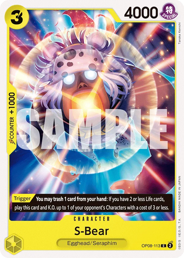 S-Bear · Two Legends OP08-113/163