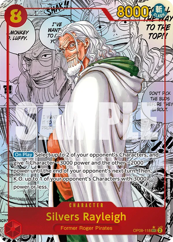 Silvers Rayleigh (Parallel) (Manga) · Two Legends OP08-118/163