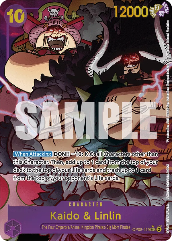 Kaido & Linlin (Parallel) · Two Legends OP08-119/163