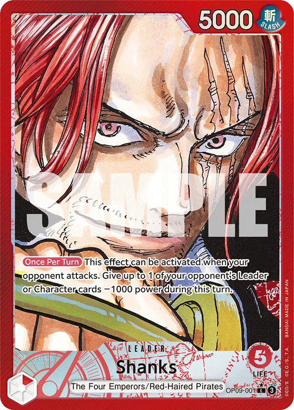 Shanks (001) (Parallel) · Emperors in the New World OP09-001/238
