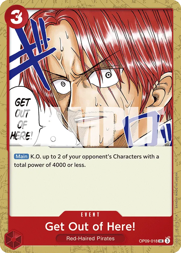 Get Out of Here! · Emperors in the New World OP09-018/238
