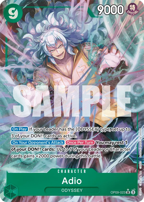 Adio (Parallel) · Emperors in the New World OP09-023/238