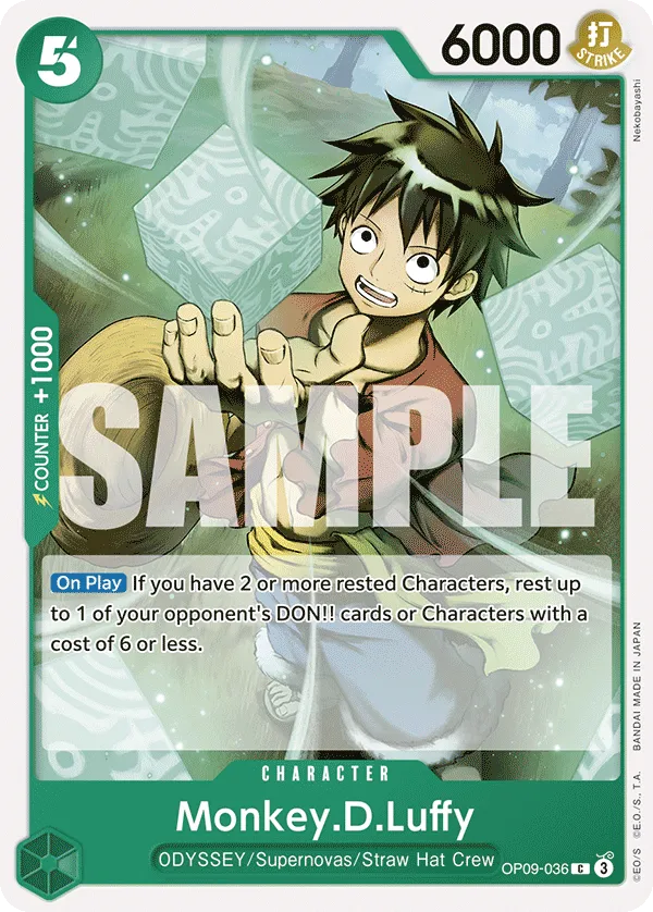Monkey.D.Luffy · Emperors in the New World OP09-036/238