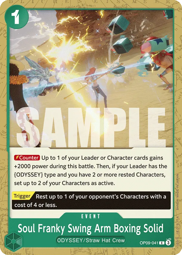 Soul Franky Swing Arm Boxing Solid · Emperors in the New World OP09-041/238