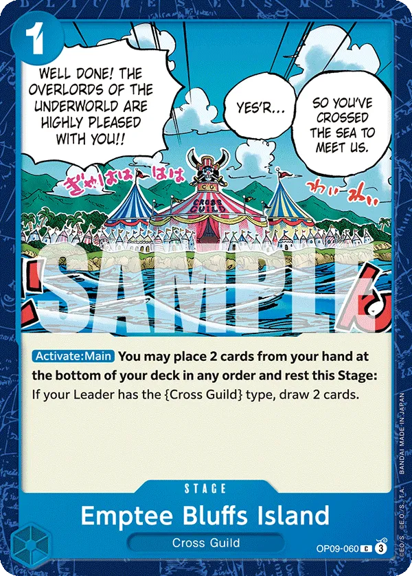Emptee Bluffs Island · Emperors in the New World OP09-060/238