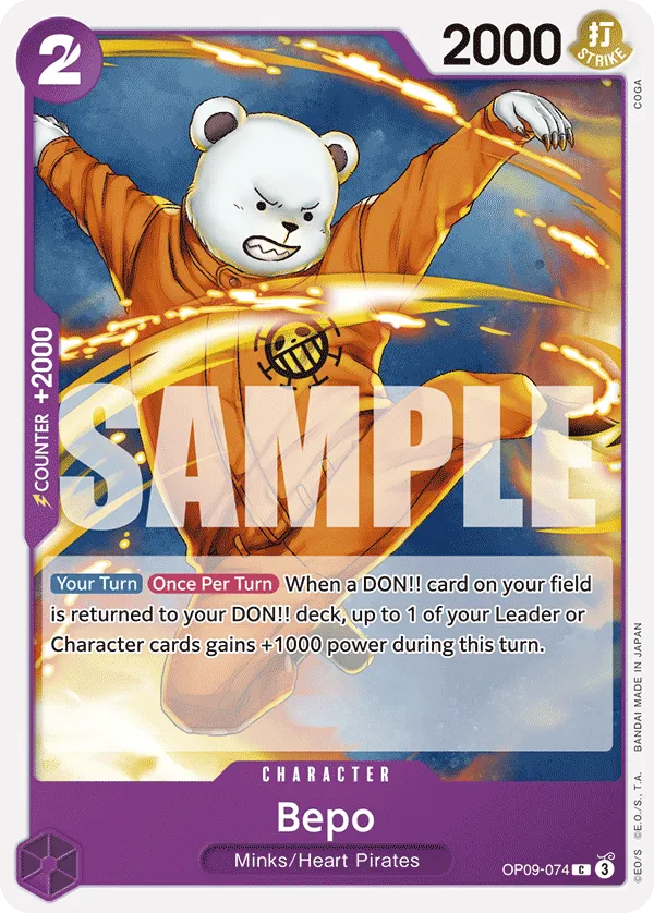 Bepo · Emperors in the New World OP09-074/238