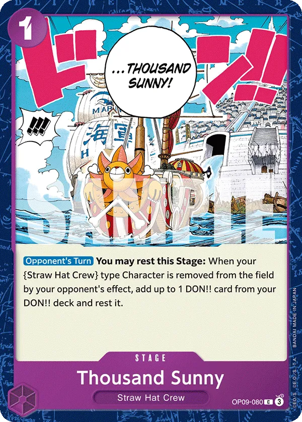 Thousand Sunny · Emperors in the New World OP09-080/238