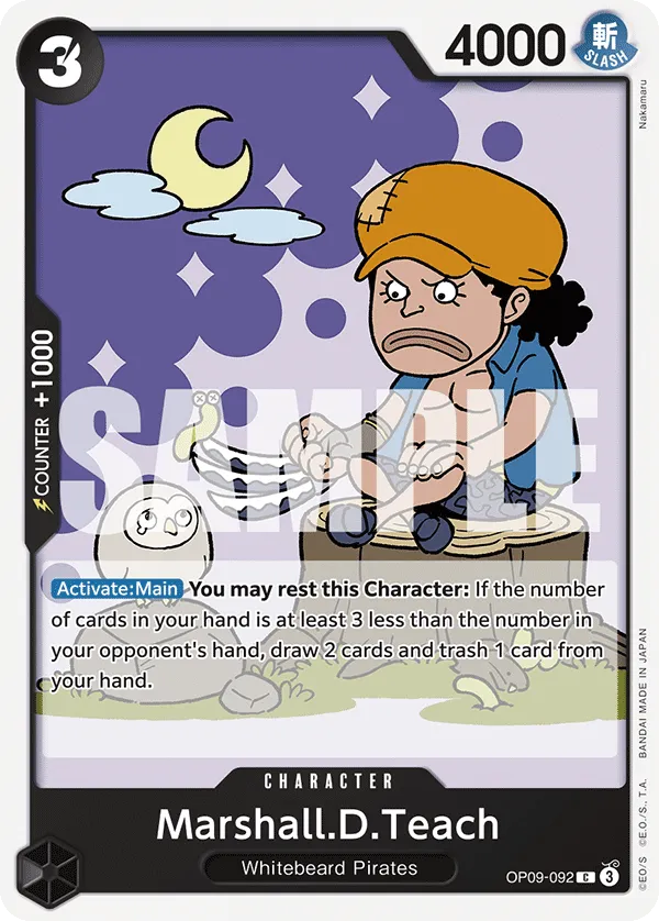Marshall.D.Teach · Emperors in the New World OP09-092/238