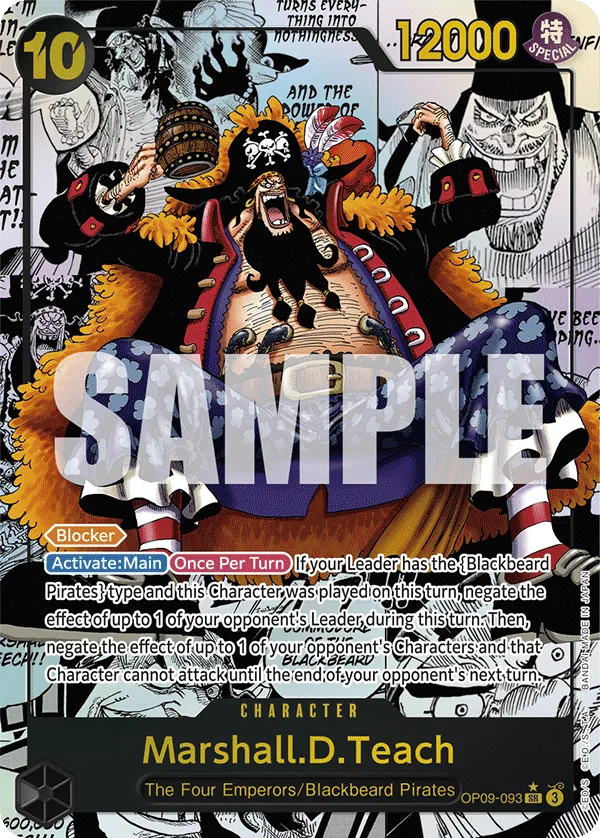 Marshall.D.Teach (093) (Manga) · Emperors in the New World OP09-093/238
