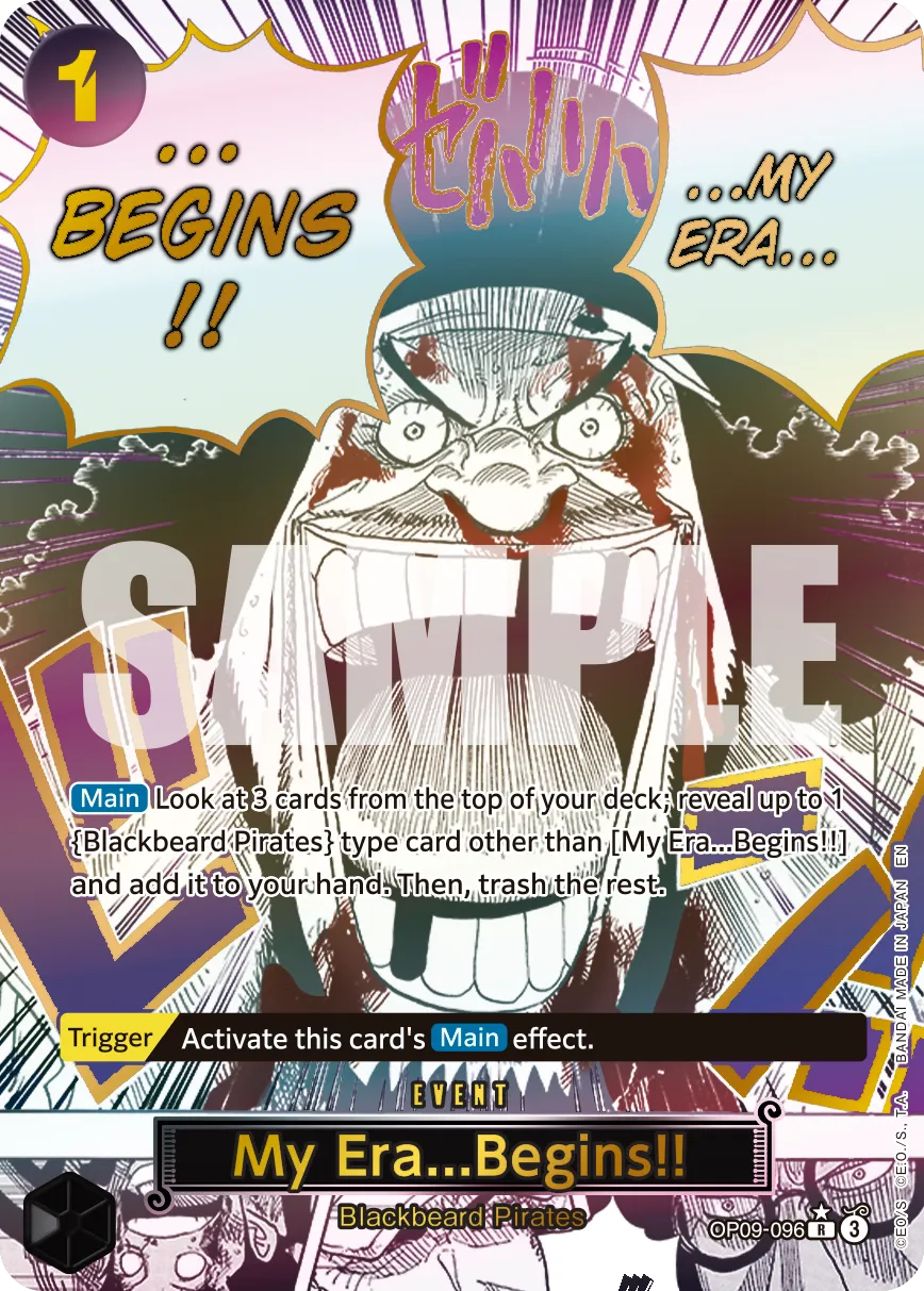 My Era...Begins!! (Manga) · Emperors in the New World OP09-096/238