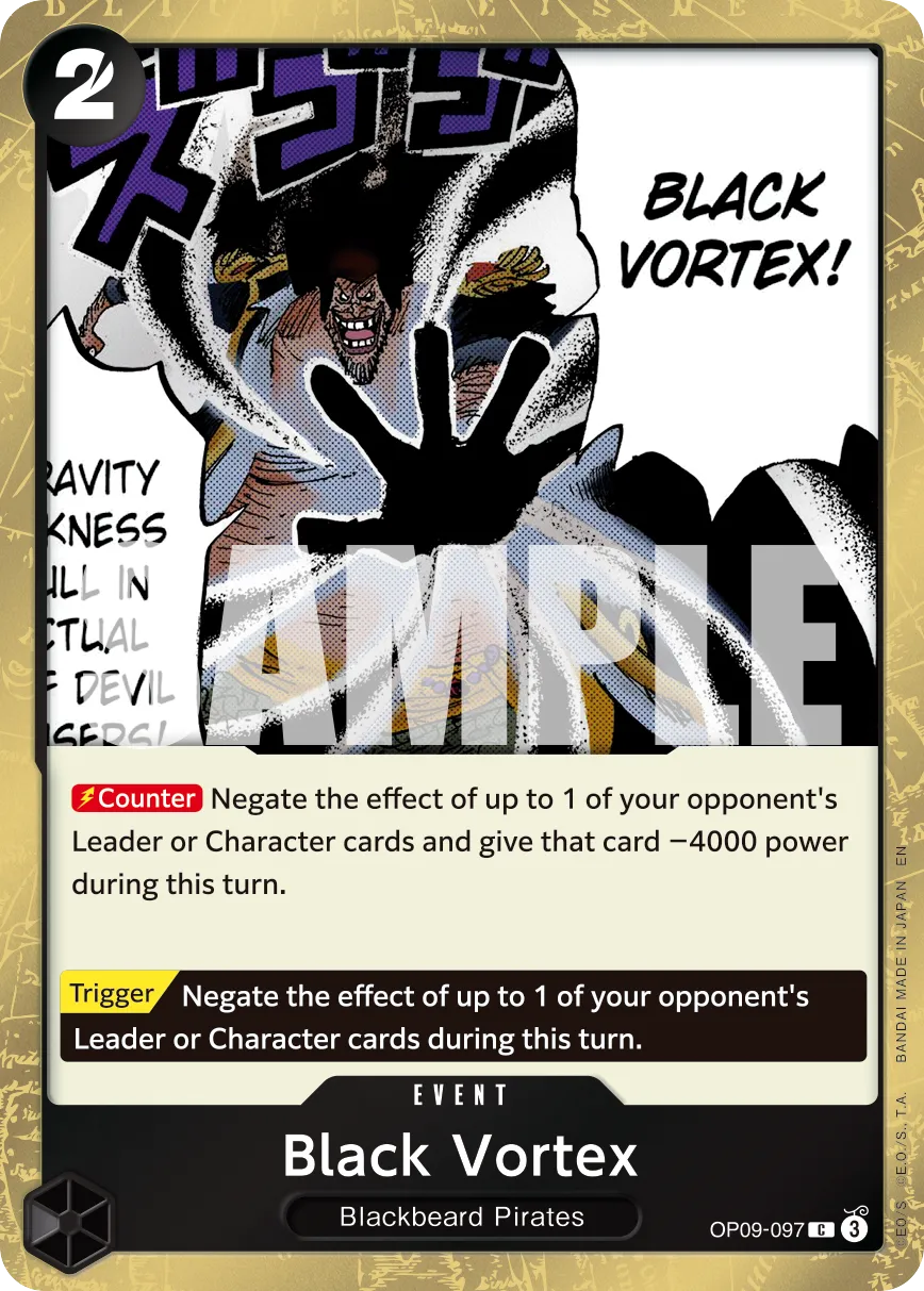 Black Vortex (Pirate Foil) · Emperors in the New World OP09-097/238